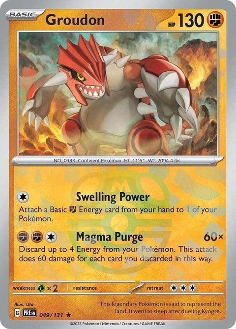 Groudon (49) - Prismatic Evolutions