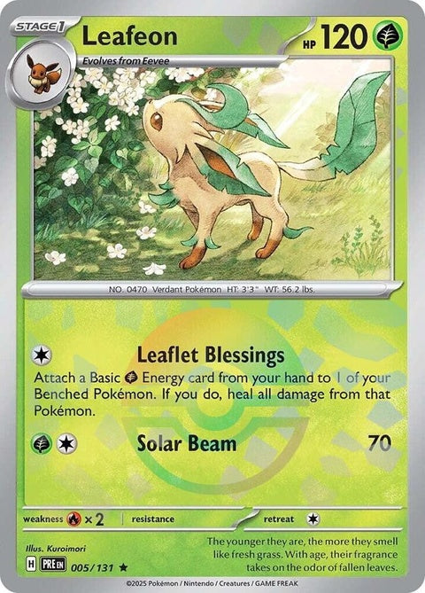 Leafeon (5) - Prismatic Evolutions