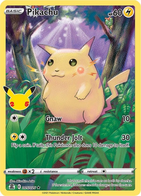 Pikachu (5) - Celebrations