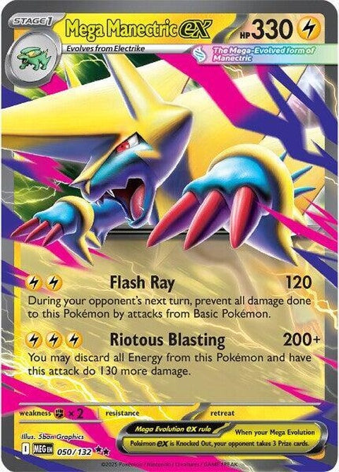 Mega Manectric Ex (50) - Mega Evolution