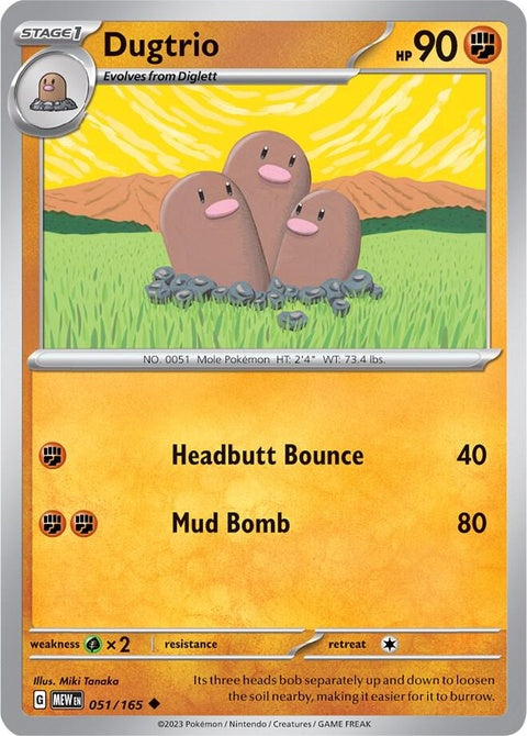 Dugtrio (51) - 151