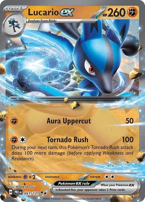 Lucario Ex (51) - Prismatic Evolutions
