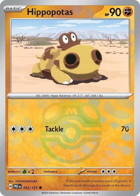 Hippopotas (52) - Prismatic Evolutions