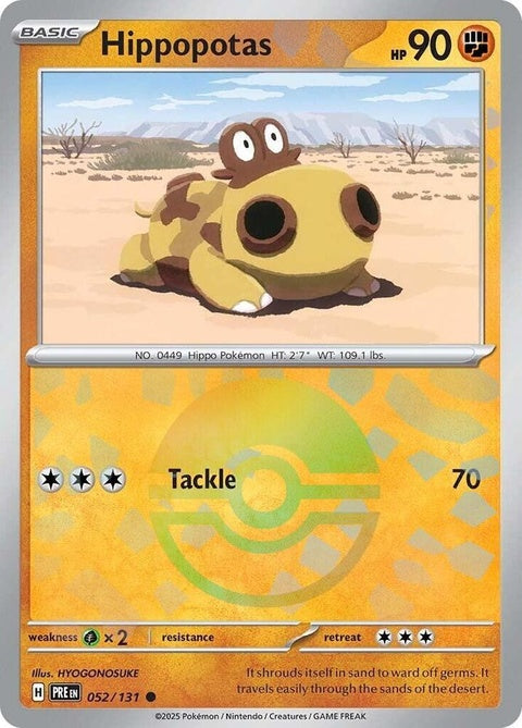 Hippopotas (52) - Prismatic Evolutions