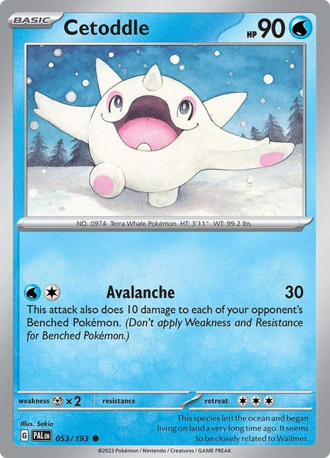 Cetoddle (53) - Paldea Evolved