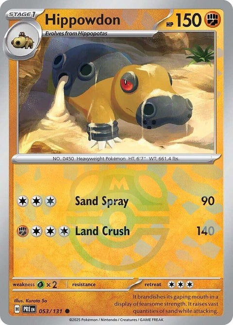 Hippowdon (53) - Prismatic Evolutions