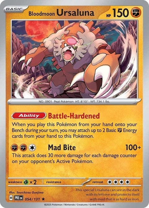 Bloodmoon Ursaluna (54) - Prismatic Evolutions