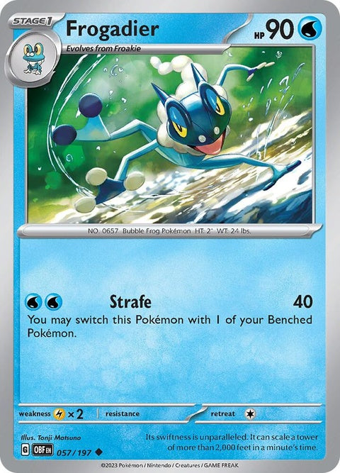 Frogadier (57) - Obsidian Flames