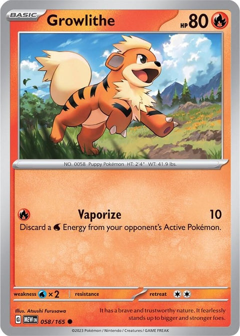 Growlithe (58) - 151