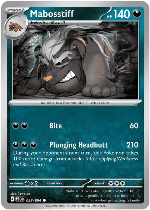 Mabosstiff (58) - ME05: Pitch Black