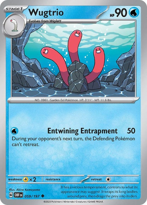 Wugtrio (59) - Obsidian Flames