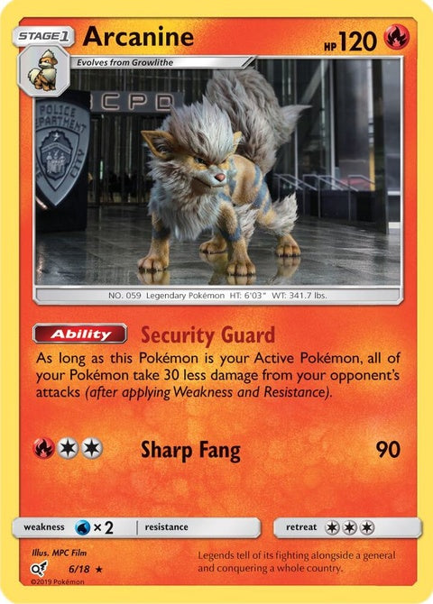 Arcanine (6) - Detective Pikachu