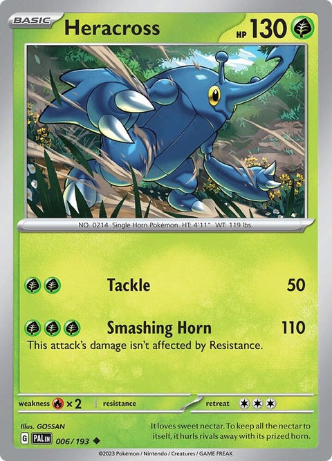 Heracross (6) - Paldea Evolved