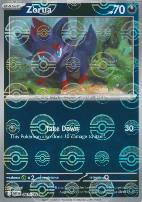 Zorua (61) - White Flare