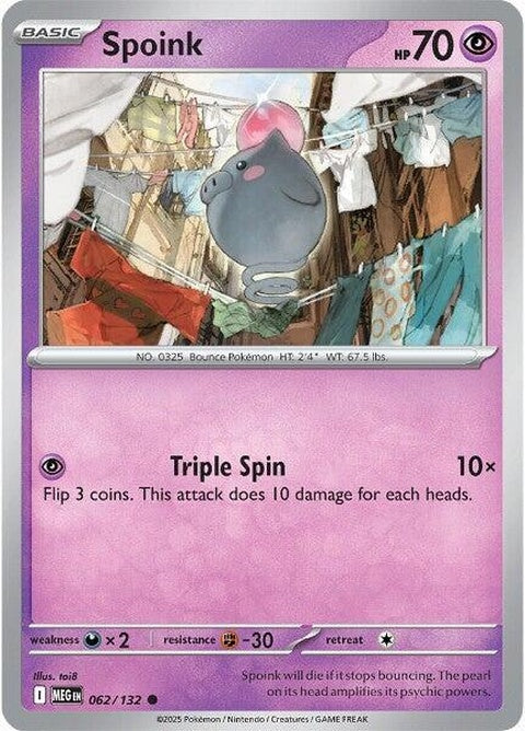 Spoink (62) - Mega Evolution