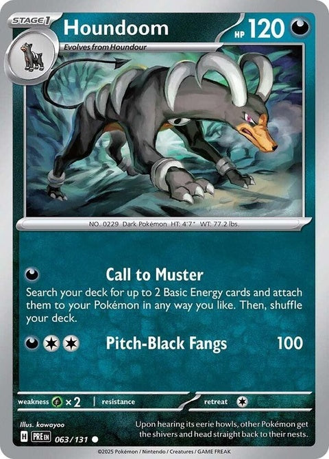 Houndoom (63) - Prismatic Evolutions