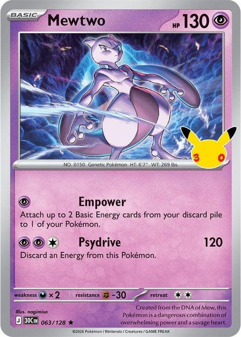 Mewtwo (63) - ME: 30th Celebration