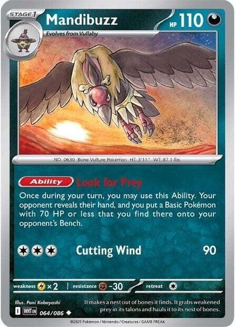 Mandibuzz (64) - White Flare