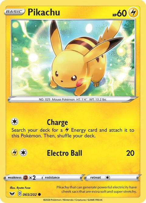 Pikachu (65) - Sword & Shield