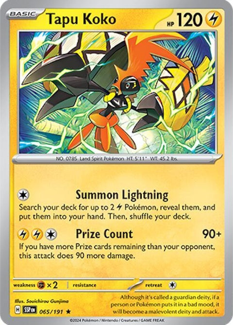 Tapu Koko (65) - Surging Sparks