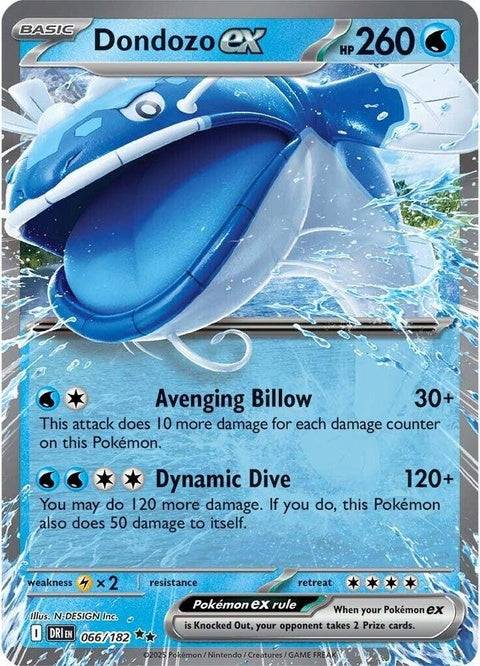 Dondozo Ex (66) - Destined Rivals