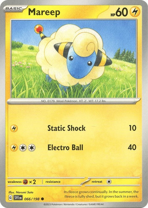 Mareep (66) - Scarlet & Violet