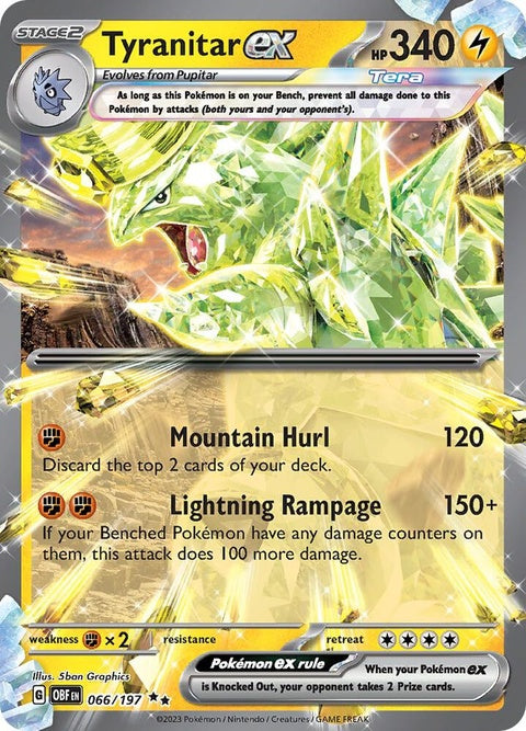 Tyranitar Ex (66) - Obsidian Flames