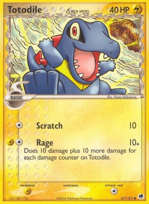 Totodile (67) - Dragon Frontiers