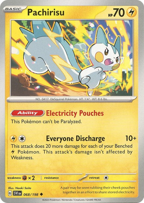 Pachirisu (68) - Scarlet & Violet