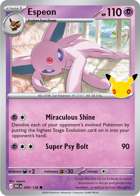 Espeon (69) - ME: 30th Celebration