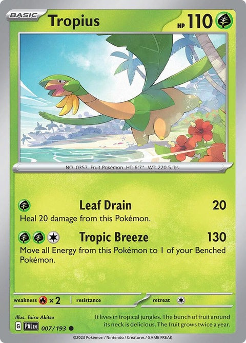 Tropius (7) - Paldea Evolved