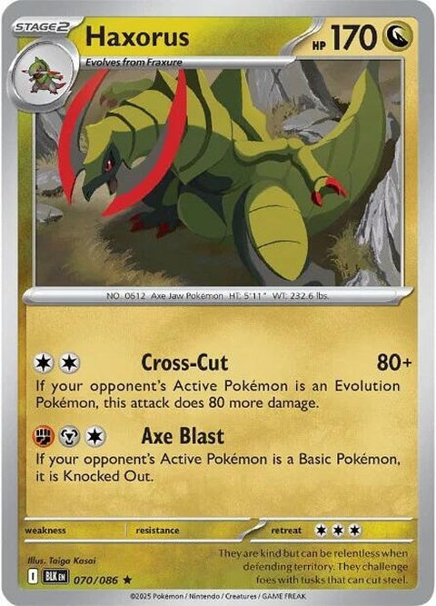 Haxorus (70) - Black Bolt