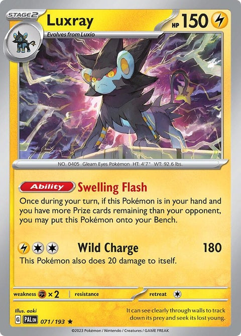 Luxray (71) - Paldea Evolved