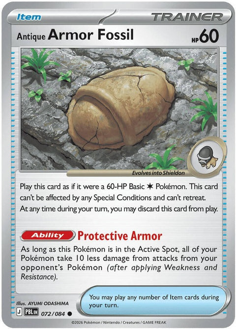 Antique Armor Fossil (72) - ME05: Pitch Black