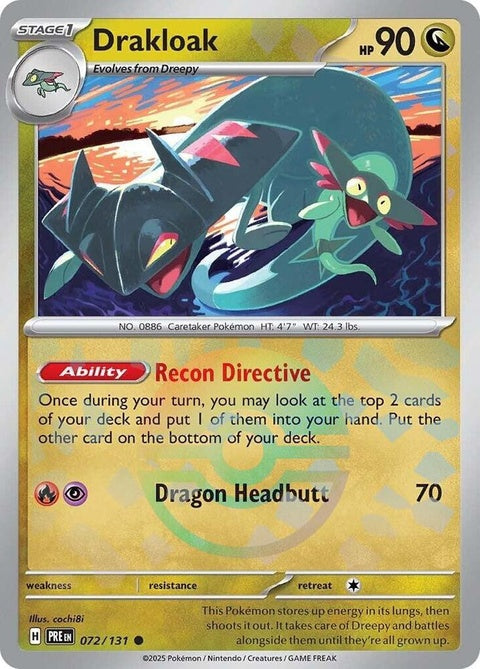 Drakloak (72) - Prismatic Evolutions