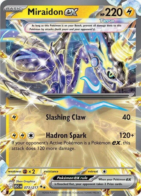 Miraidon Ex (73) - ME: Ascended Heroes