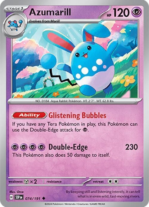 Azumarill (74) - Surging Sparks
