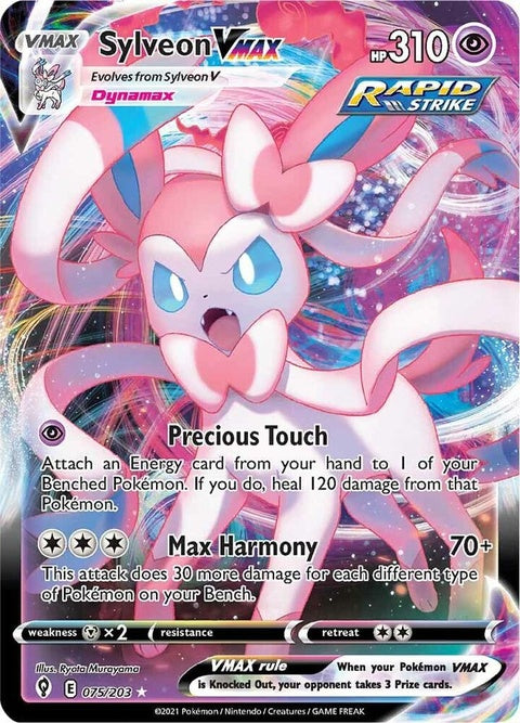 Sylveon Vmax (75) - Evolving Skies