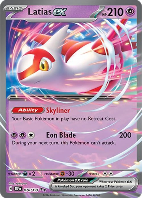 Latias Ex (76) - Surging Sparks
