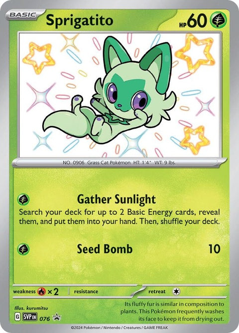 Sprigatito (76) - Scarlet & Violet Black Star Promos
