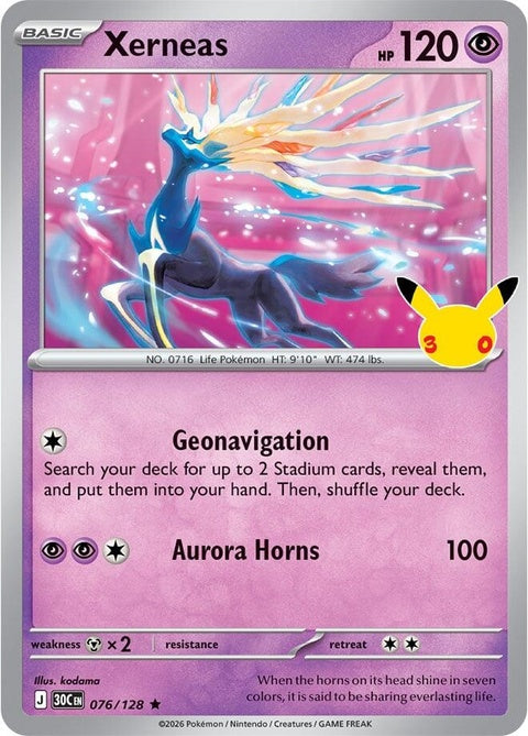 Xerneas (76) - ME: 30th Celebration