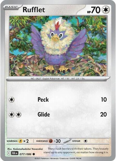 Rufflet (77) - Black Bolt