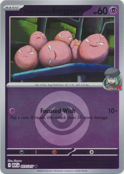 Team Rocket's Exeggcute (77) - ME: Ascended Heroes