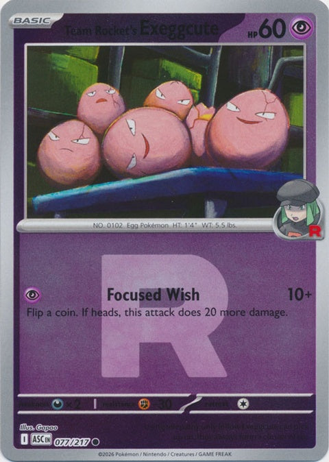 Team Rocket's Exeggcute (77) - ME: Ascended Heroes