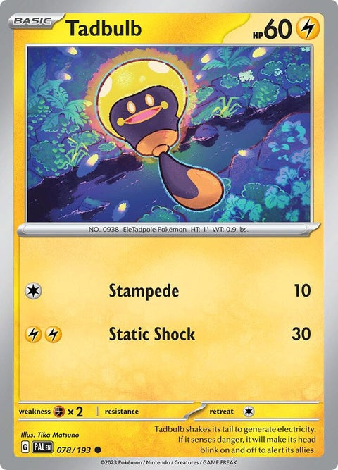 Tadbulb (78) - Paldea Evolved