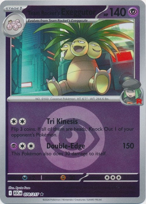 Team Rocket's Exeggutor (78) - ME: Ascended Heroes