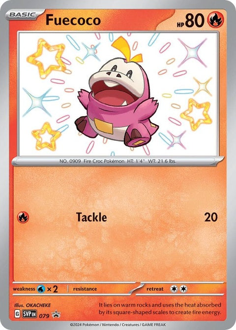 Fuecoco (79) - Scarlet & Violet Black Star Promos