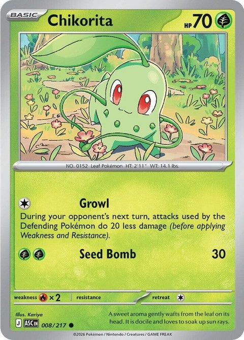 Chikorita (8) - ME: Ascended Heroes