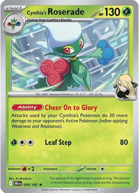 Cynthia's Roserade (8) - Destined Rivals