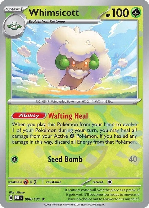 Whimsicott (8) - Prismatic Evolutions